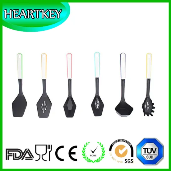 Kitchen Winners Premium Silicone Cooking Utensils ● Set of 5 Including-spatula, Ladle, Slotted Turner, Mixing Spoon, Spoonula