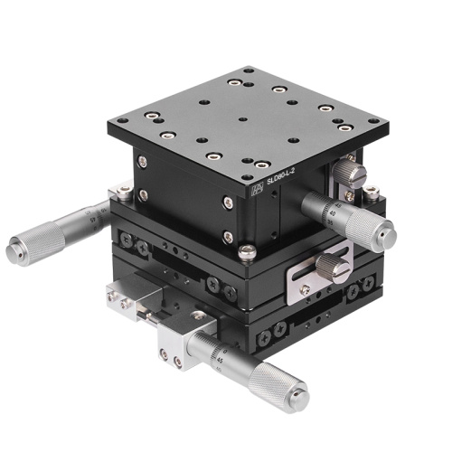 Vysoce přesný ruční stolek z hliníkové slitiny v ose XYZ 80 mm