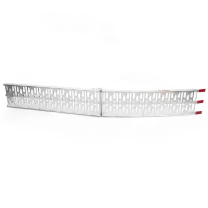 Portable Aluminum Motorcycle Ramps for ATV, Bike, and Van Trailers