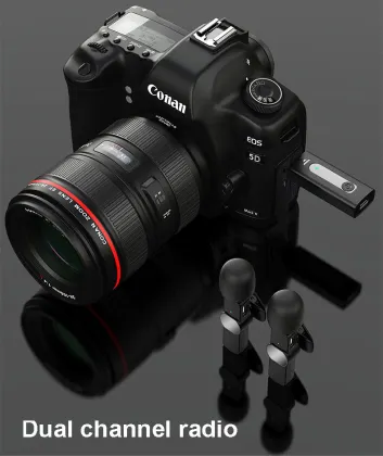 K35 Wireless Lavalier Microphone for Audio Video Recording