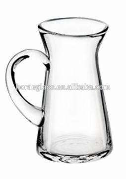 Unique Machine Made Embossed Sun Flower Glass Water Pitcher
