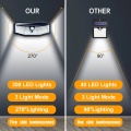 308 luz solar LED para luz solar de 3 modos
