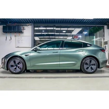 Metal Paint Fir Green Car Wrap