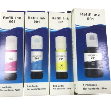 Refill Ink Cartridges for Epson EcoTank Printers: K/Y/C/M Compatible for Models L4150, L4160, L6160, L6170, L6190, L14150