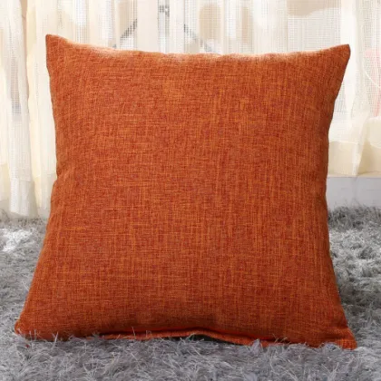 French Linen Flax Cushion Covers Fringed Throw Pillow Cover