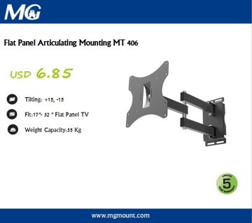 Łatwa naprawa ruchomy LCD TV Mount MT409 180 stopnia pełny ruch plazmowy wspornik ścienny LED