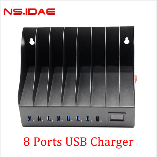 Multi Port Laptop Charger Multiple USB Charger 8-Port Desktop Charging Station Manufactory