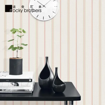 Vertical Stripe Wallpaper for Living Room, Bedroom, and Study