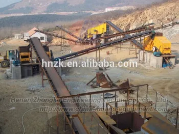 jaw crusher stone production line with high efficient