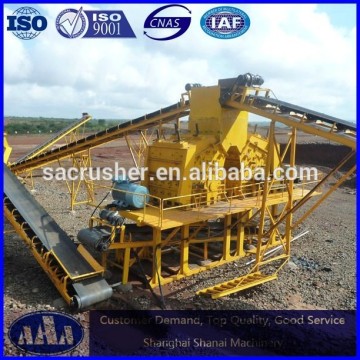 High capacity crawler mobile impact crusher