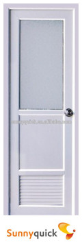 High quality white bathroom pvc doors price for sale