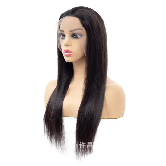 Lace Front Human Hair Wigs Brazilian Remy 100% Human Hair Straight Wig 13*4 Lace Frontal Wig Pre Plucked