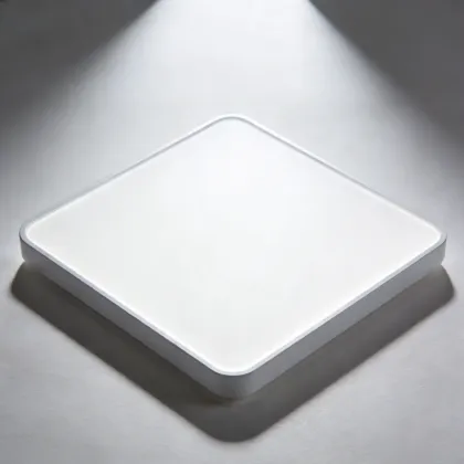 Indoor ceiling lighting with gentle warmth