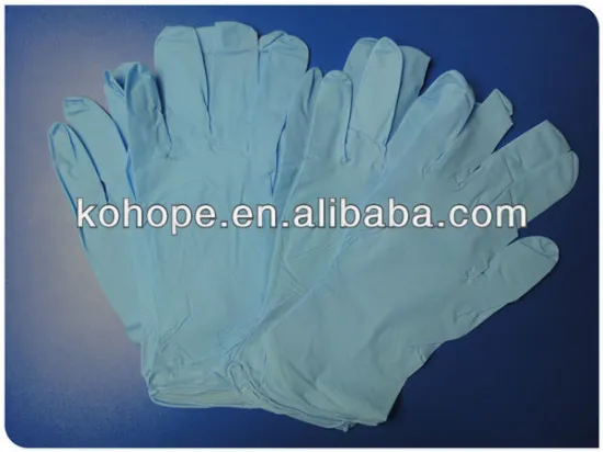colored nitrile gloves