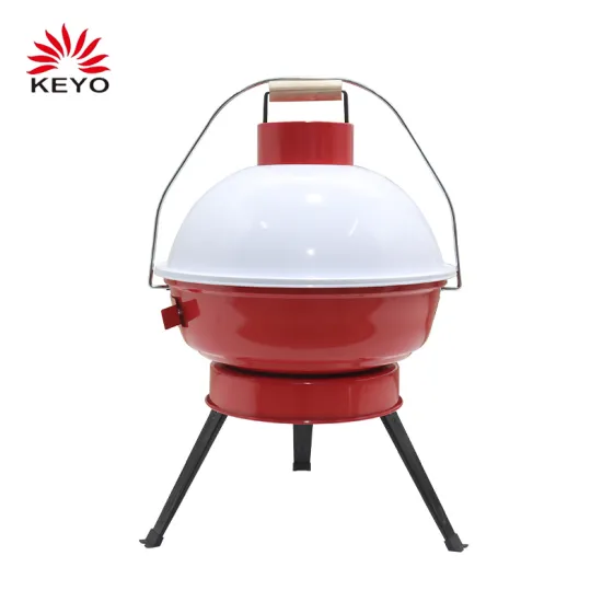 14 inch mini grill Round Camping Bobber Que Portable Folding Charcoal BBQ Grill Charcoal Kettle Grills
