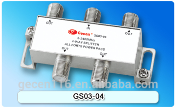 splitter 2way splitter 4way splitter for satv GS03-04