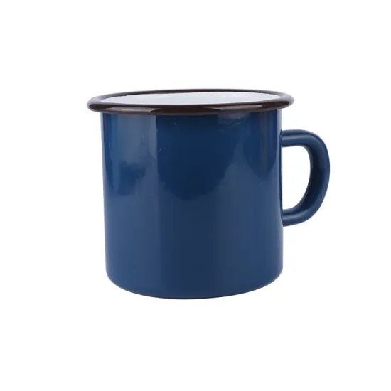 12oz Enamel Ceramic Mug Customized Enamel Mug Ceramic Enamel Coffee Mug