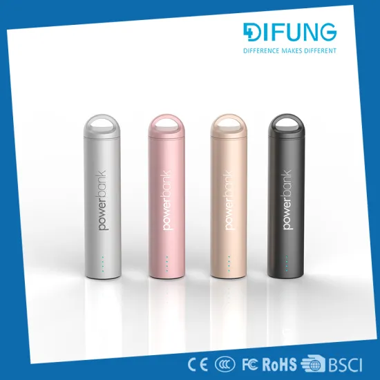 mobile phone used good price rohs power bank 2500mah with BSCI factory