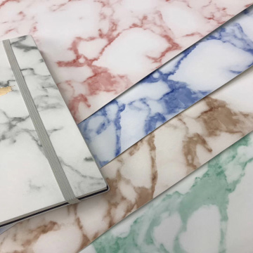 Marble Printed PU Faux Leather for Album Cover