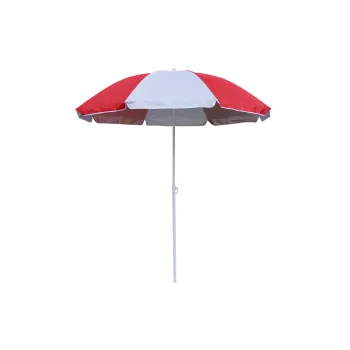Custom Design Foldable Sun Umbrella with Tassels and Logo Fringe for Beach