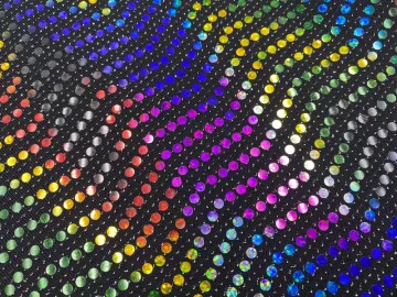 New style Metallic Spangle Knit Sequin Fabric