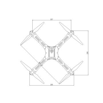 Bộ khung mini 360mm với thiết bị hạ cánh loại U