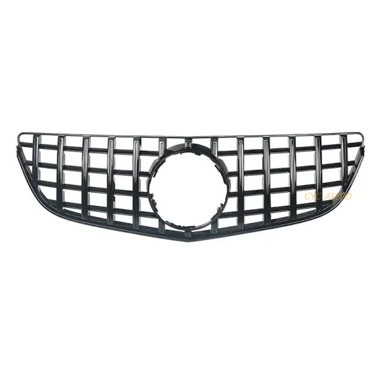 GT Black Grille C207 Front Bumper Grille for Mercedes Benz E Class W207 Coupe - 2014 2015 2016 Body Kit
