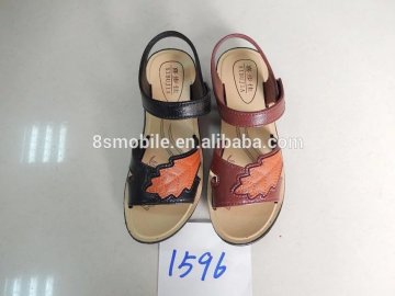 leather ladies summer sandal