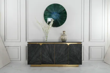 2021 Custom High Quality Solid Wood TV Cabinet