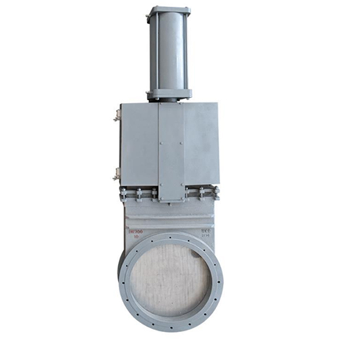 Coal mill pneumatic outlet door