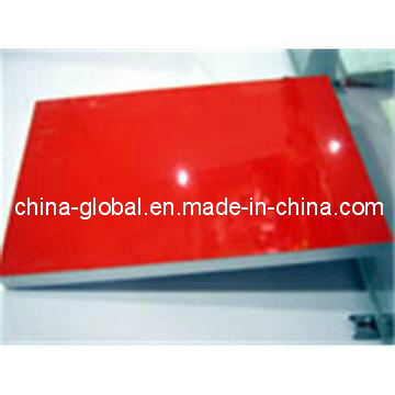 Red Poplar Core UV Faced / UV Coated Used for Furniture/ Decoration Laminated MDF Board