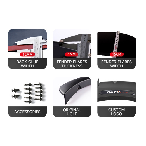 Fender flares for ISUZU D-MAX
