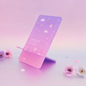 Custom Transparent Acrylic Phone Display Stand for Desk