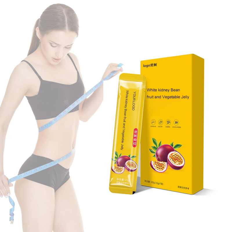 OEM/ODM Natural Enzyme Detox Fruit White Kidney Bean Slimming Weight loss Jelly Vegan Fast Slim Jelly