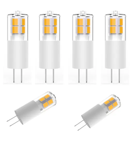 Professional Factory Indoor Lighting Crystal Chandelier 2W 2700K G4 Bin Pin LED Bulb 12V