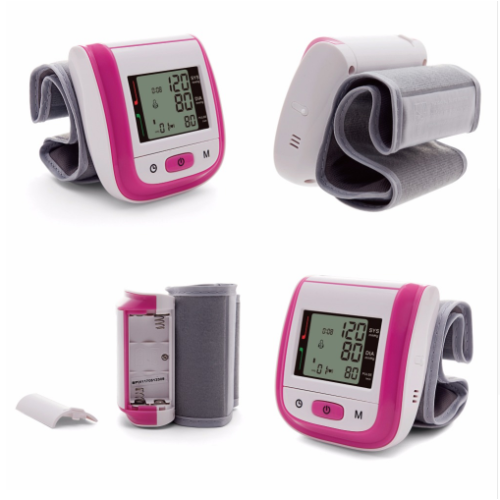 Monitor de presión arterial digital de muñeca electrónica
