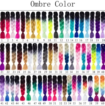 Fiber New Fashion Design Hair braiding Extension 24 inch Synthetic Hair Braiding  Jumbo Hair Braid