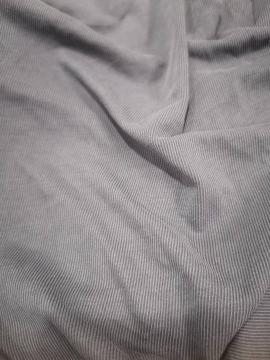 Knitted Modal Polyester sandwashed dyed 1x1 rib fabric