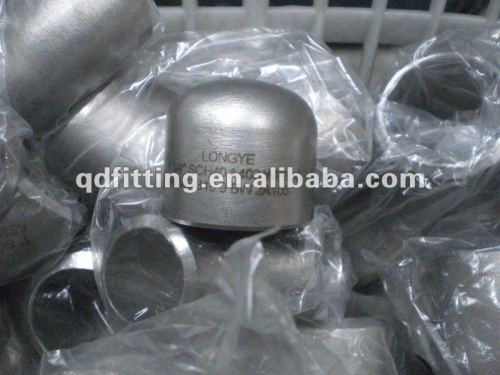 butt welded -SS end cap for stainless steel pipe fitting