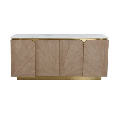 2021 Custom High Quality Solid Wood TV Cabinet