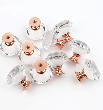 Crystal Handle Knobs for Modern Furniture and Cabinets