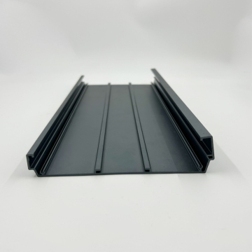 Perfil extruido de aluminio para carcasas de equipos decorativos