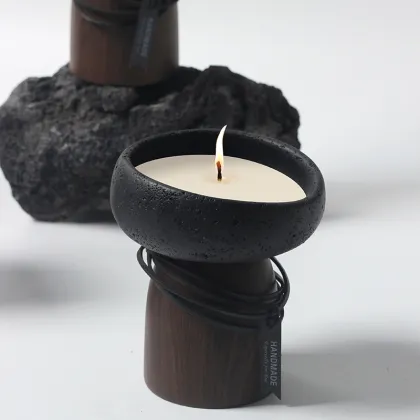 Nordic Minimalist Cement Home Aromatherapy Candle Cup