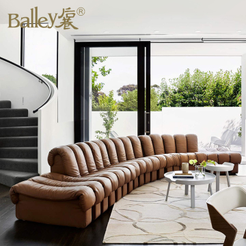 DS600 Modular Modern Villa Living Room Sofa - Large Sectional Sofa for Hotels