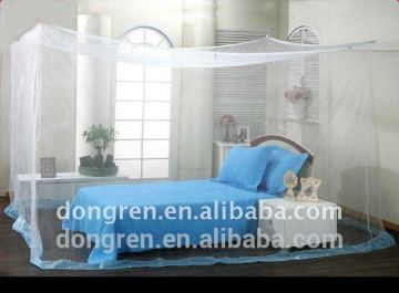 Rechteckiges Insektizid Behandeltes Quadrat Moskitonetz für Doppelbett