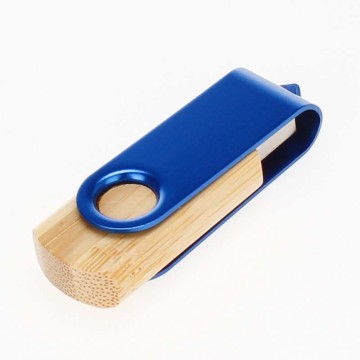 Çok renkli metal ahşap 8GB 16 GB USB flash sürücü