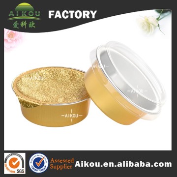 Oven and microwave safe aluminum container sauce tin wholesale