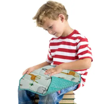 Custom Print Cooling Weighted Lap Blanket for Adult Stress Relief in Office