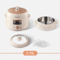 China 2.5L dual-hat cooker good quality kitchen electric multi pressure cooker Hot pot Steamer pink Manufactory