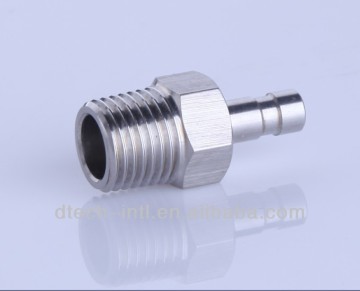 stainless steel pneumatic push in fittings, tube adaptor
